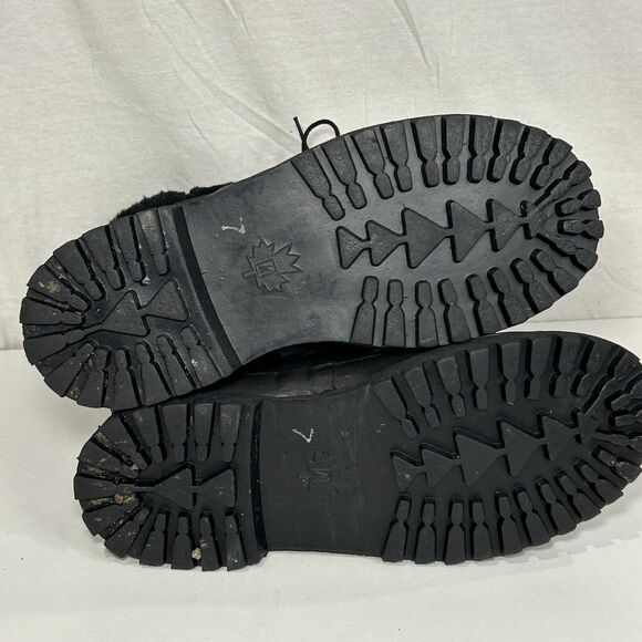Sorel Kaufman Crusader Winter Boots men Size 7 Blk leather waterproof Duck Boots - Picture 6 of 8